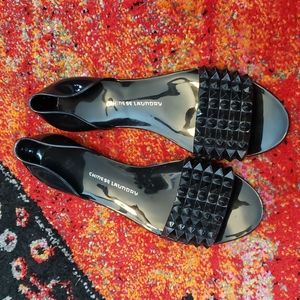 Stud Jelly Shoes Flats